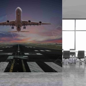 پوستر دیواری اداری طرح هواپیما PD010 -