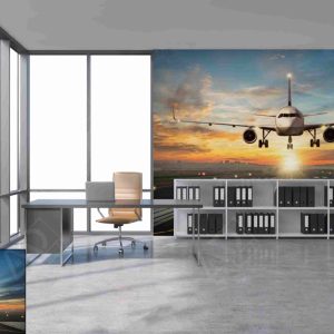 پوستر دیواری اداری طرح هواپیما PD08 - فروشگاه آیریک دکور